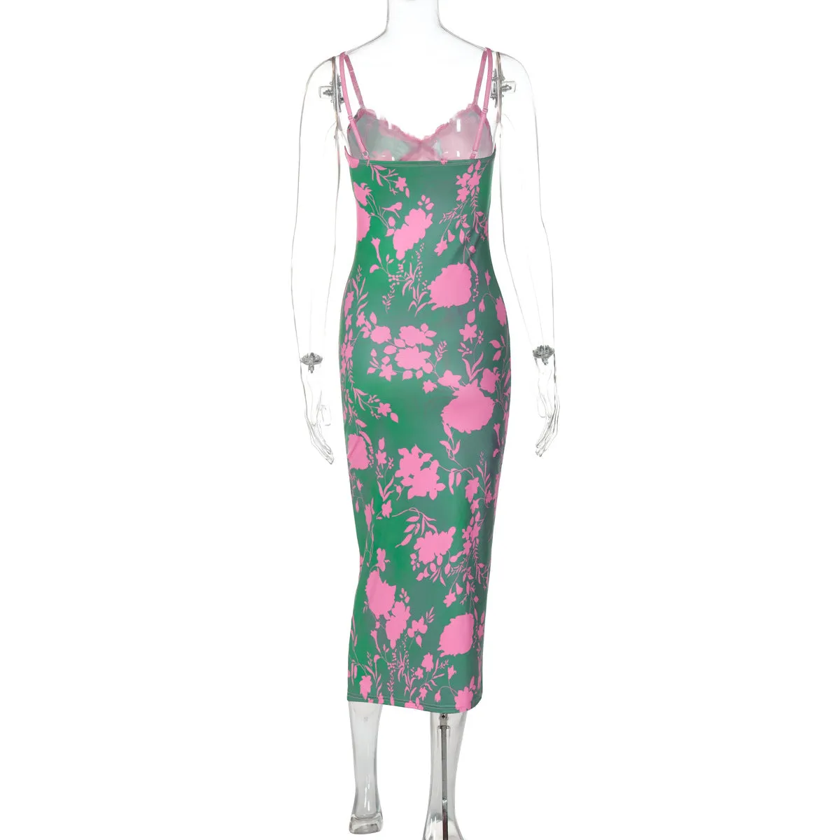 Vvsha Mireille Printed Midi Dress