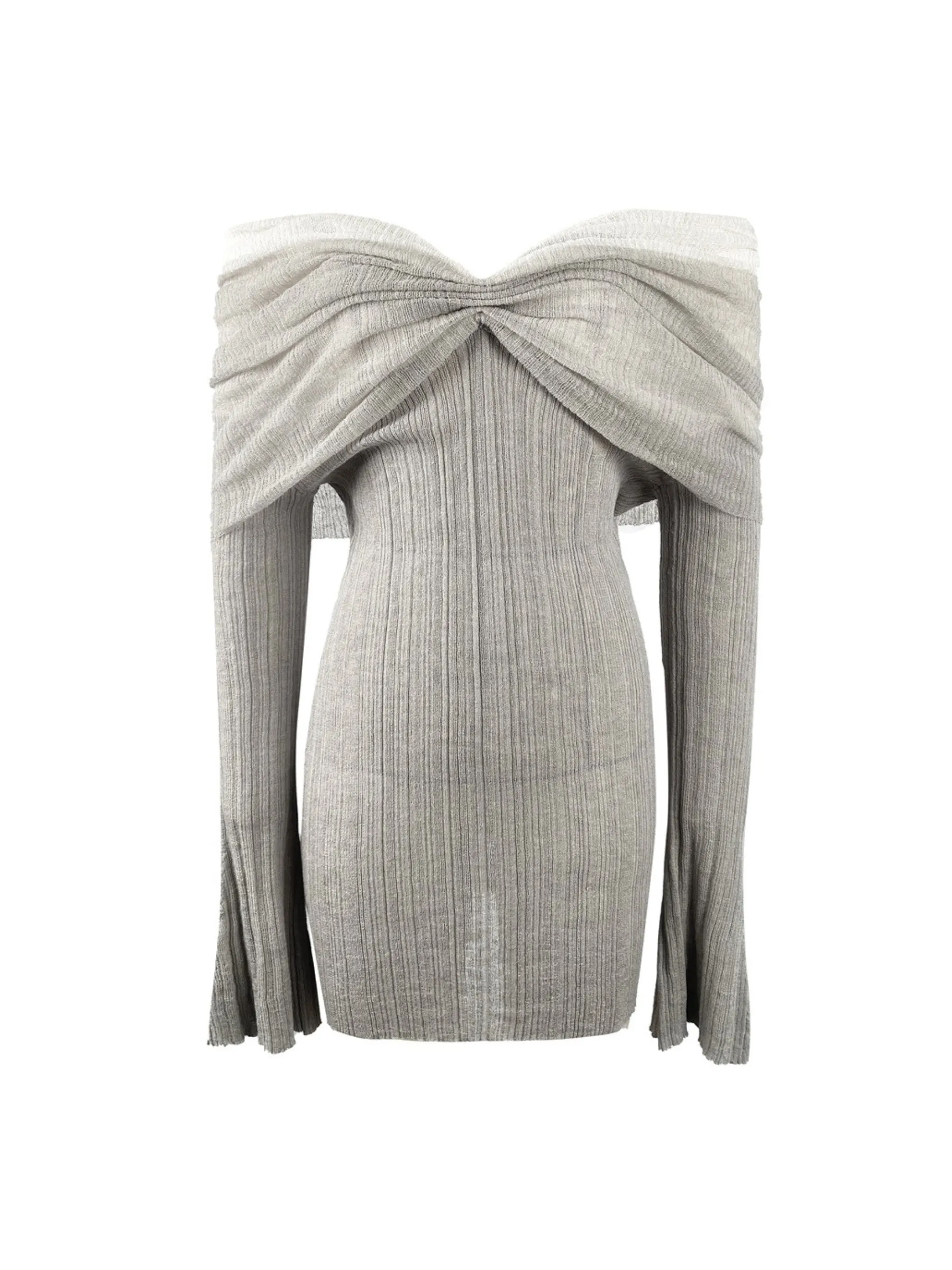 Vvsha Mollie Off Shoulder Knit Dress
